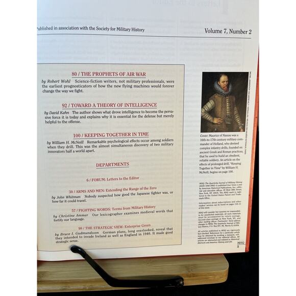 MHQ The Quarterly Journal of Military History Winter 1994 Volume 7 Number 2 HC - Picture 9 of 9